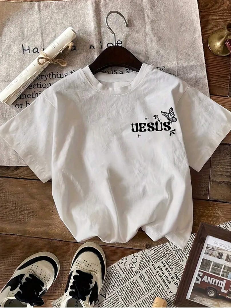 There was Jesus T-Shirt – Mujer - Image 2